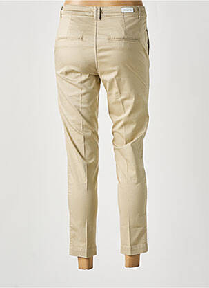 Pantalon chino taille basse taille basse beige MAYJUNE femme