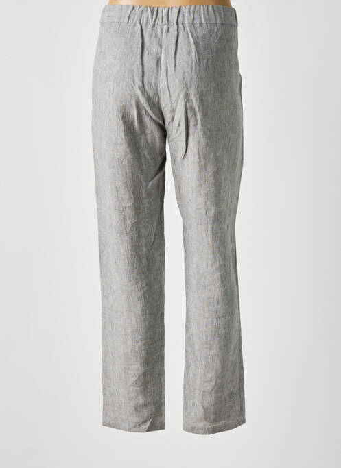 Pantalon 7/8 taille élastique taille normale gris DIEGA femme
