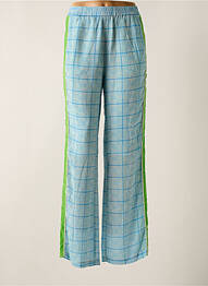 Pantalon droit tissage crêpe taille normale bleu ESSENTIEL ANTWERP femme
