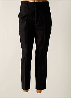 Pantalon 7/8 taille haute taille haute noir SET femme