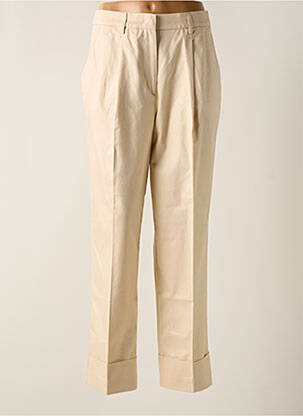 Pantalon droit coupe carotte beige ESSENTIEL ANTWERP femme