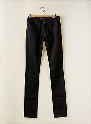 Jeans coupe slim taille basse taille basse noir W femme