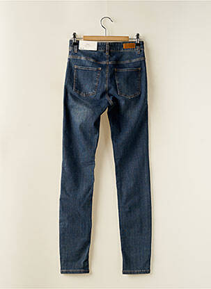 Jeans coupe slim stretch taille haute bleu SET femme