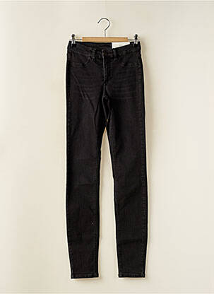 Jeans coupe slim stretch taille normale noir SET femme