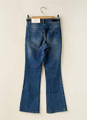 Jean coupe flare stretch taille haute bleu SET femme