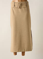 Jupe longue beige BY MALENE BIRGER pour femme seconde vue