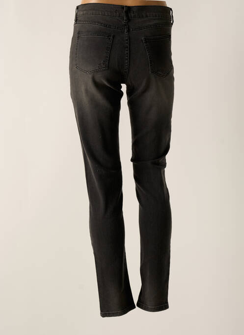 Jeans coupe slim effet usé délavé taille normale noir GAT RIMON femme