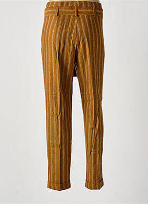 Pantalon droit coupe carotte taille haute jaune VALENTINE GAUTHIER femme