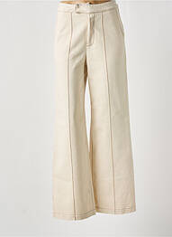 Jean coupe flare taille haute taille haute beige VALENTINE GAUTHIER femme