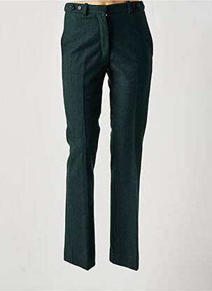 Pantalon slim taille haute taille haute vert LAURENCE BRAS femme