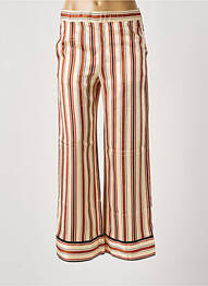 Pantalon large coupe fluide taille normale beige MOMONI femme