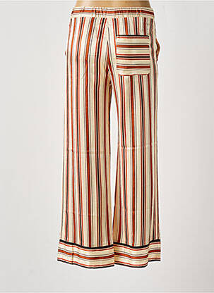 Pantalon large coupe fluide taille normale beige MOMONI femme