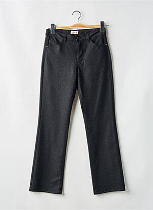 Pantalon 7/8 stretch taille normale gris MAYJUNE femme