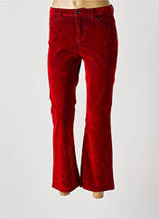 Pantalon 7/8 rouge MAYJUNE pour femme seconde vue