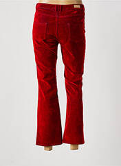 Pantalon 7/8 rouge MAYJUNE pour femme seconde vue