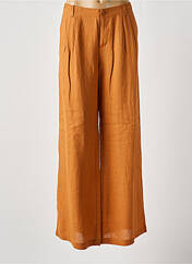 Pantalon large orange NIU pour femme seconde vue