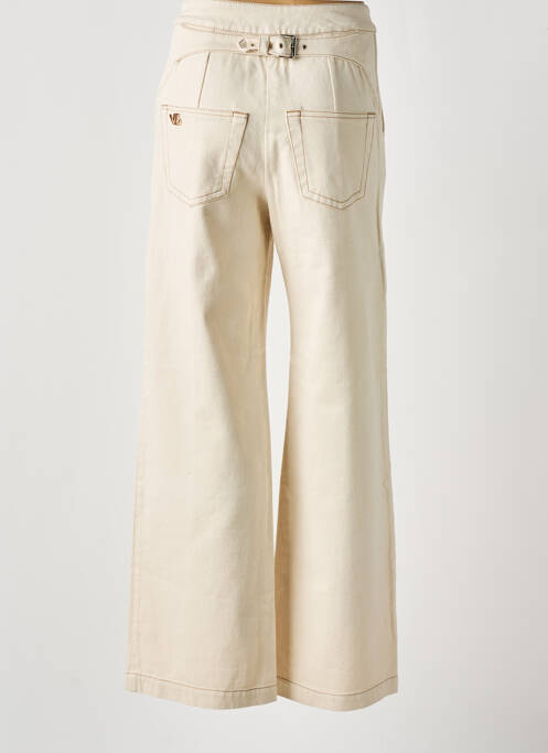 Jean coupe flare beige VALENTINE GAUTHIER pour femme