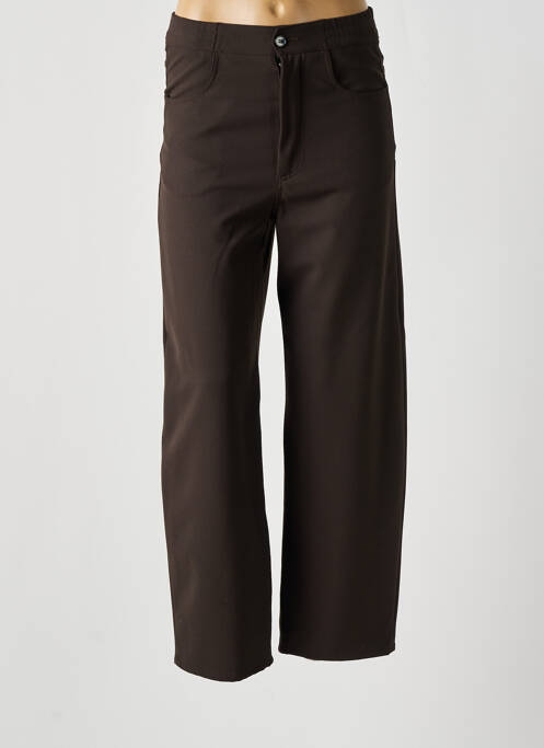 Pantalon droit marron ATTIC AND BARN pour femme