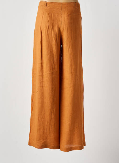 Pantalon large orange NIU pour femme