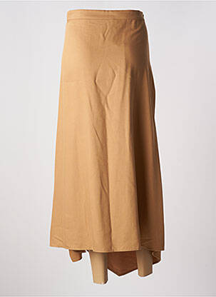 Jupe longue coupe asymétrique beige VALENTINE GAUTHIER femme