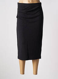 Jupe mi-longue taille haute noir BY MALENE BIRGER femme