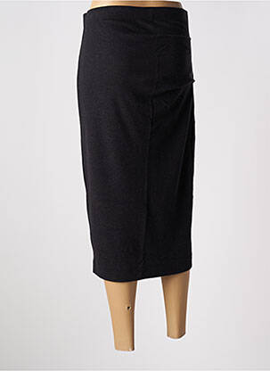 Jupe mi-longue stretch noir BY MALENE BIRGER femme