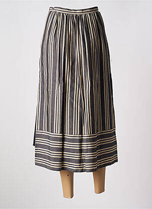 Jupe longue taille haute gris ATTIC AND BARN femme
