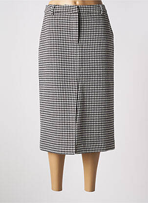 Jupe mi-longue taille à pinces noir ESSENTIEL ANTWERP femme