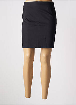 Jupe courte taille haute noir SET femme