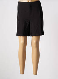 Short taille à pinces taille haute noir SET femme
