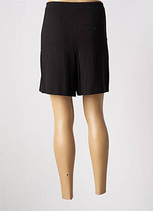 Short taille à pinces taille haute noir SET femme