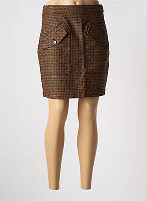 Jupe courte poches marron VALENTINE GAUTHIER femme