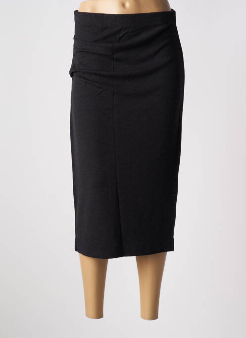 Jupe mi-longue taille haute noir BY MALENE BIRGER femme
