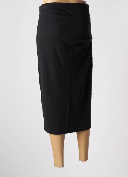 Jupe mi-longue taille haute noir BY MALENE BIRGER femme