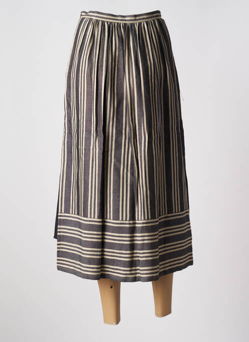 Jupe longue taille haute gris ATTIC AND BARN femme
