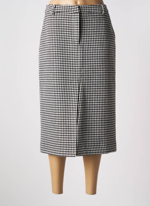 Jupe mi-longue taille à pinces noir ESSENTIEL ANTWERP femme