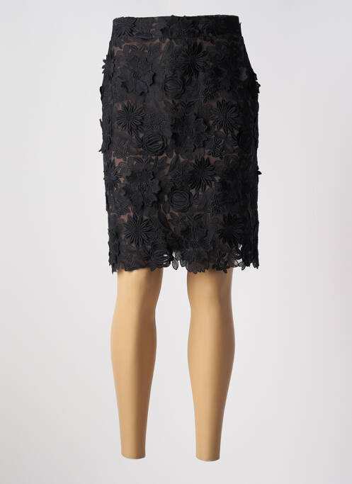 Jupe mi-longue taille haute noir ESSENTIEL ANTWERP femme