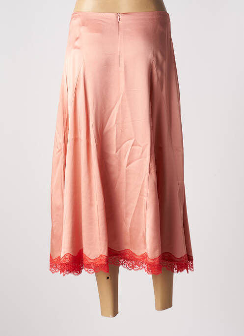 Jupe longue rose SEMICOUTURE pour femme
