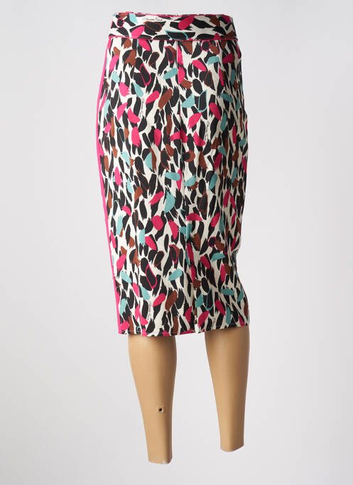 Jupe mi-longue blanc ELISABETTA FRANCHI femme