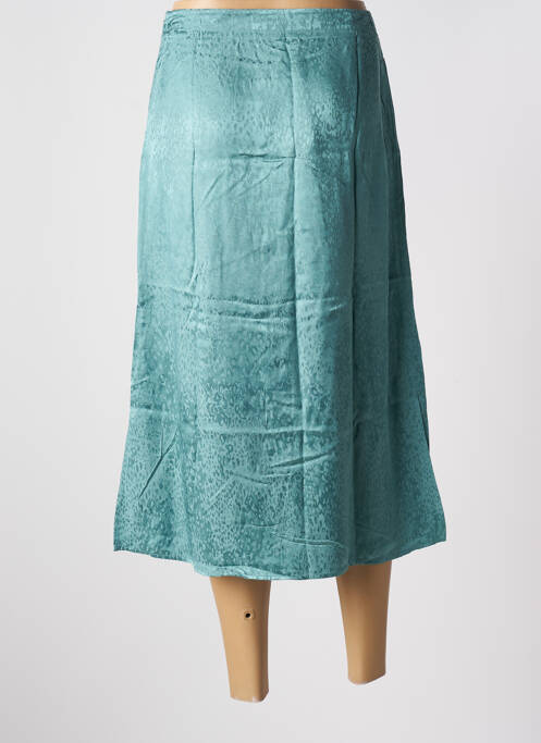 Jupe mi-longue bleu SET pour femme