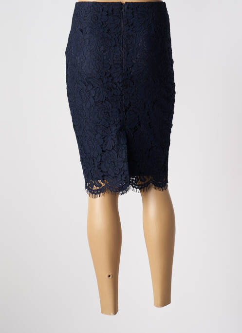 Jupe mi-longue bleu SET pour femme