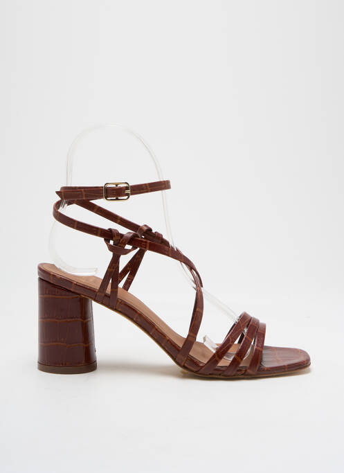 Sandales/Nu pieds marron ANAKI pour femme