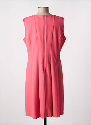 Robe mi-longue sans manche sans manche rose NINATI femme