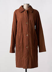 Manteau long marron KIRSTEN pour femme seconde vue