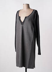 Robe courte gris LAUREN VIDAL pour femme seconde vue