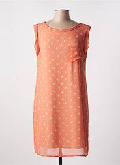 Robe mi-longue orange LA FEE MARABOUTEE pour femme seconde vue