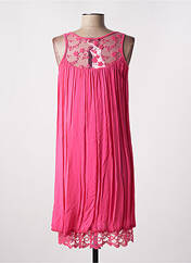 Robe mi-longue rose BETTY BARCLAY pour femme seconde vue