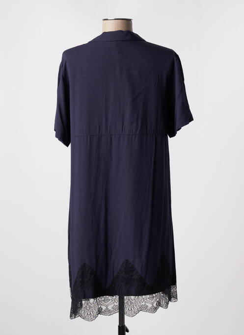 Robe courte bleu LA FEE MARABOUTEE pour femme