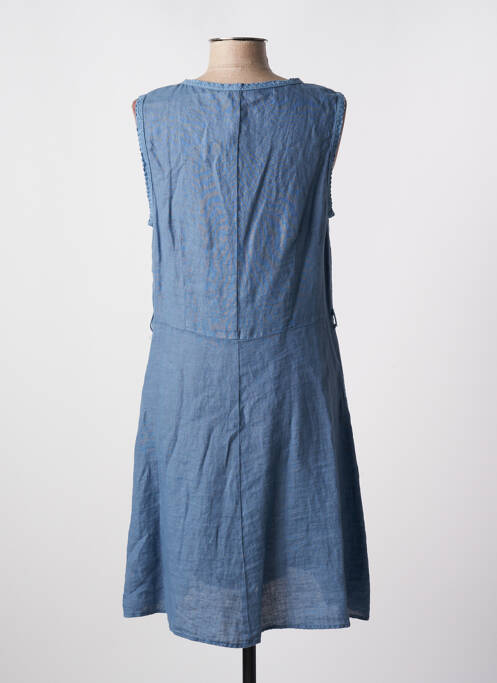 Robe mi-longue bleu DIAMBRE pour femme