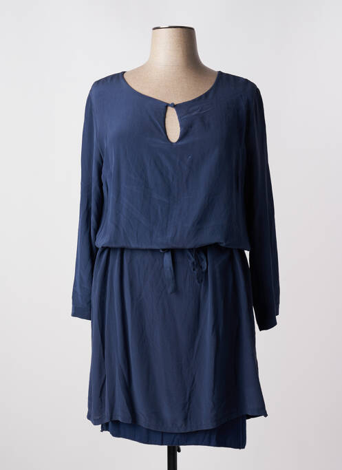 Robe mi-longue bleu LA FEE MARABOUTEE pour femme